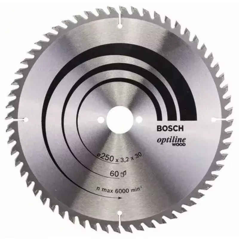 Diskinis pjūklo diskas Bosch 2 608 640 729 25 cm anga 3 cm