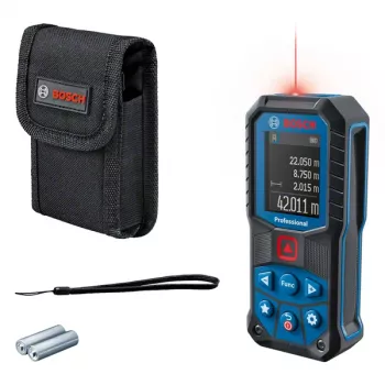 Lazerinis atstumo matuoklis Bosch GLM 50-22 Professional IP65, 1.5V baterija, 200 g, su laikymo dėklu
