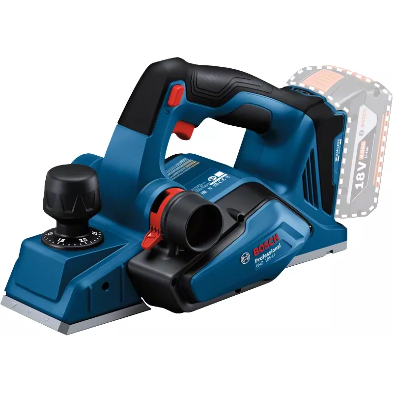 Bosch GHO 185-LI Juodas, Mėlynas 14000 RPM