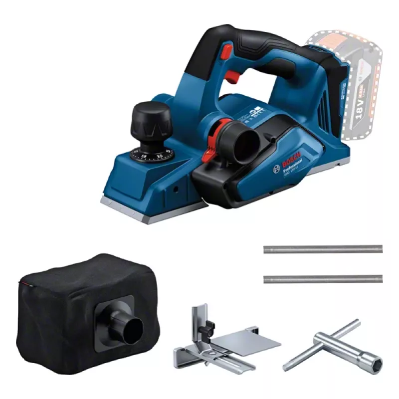 Bosch GHO 185-LI Juodas, Mėlynas 14000 RPM