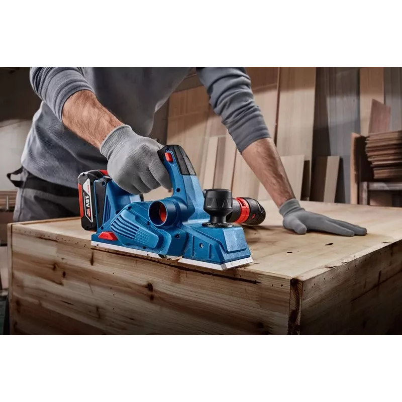 Bosch GHO 185-LI Juodas, Mėlynas 14000 RPM
