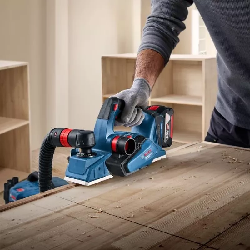 Bosch GHO 185-LI Juodas, Mėlynas 14000 RPM