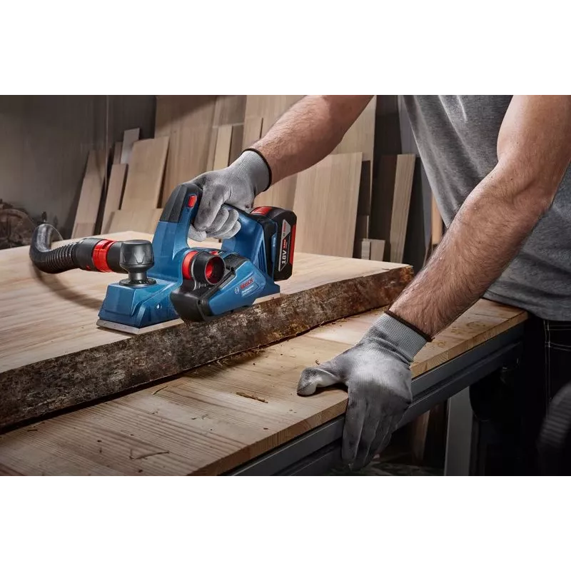 Bosch GHO 185-LI Juodas, Mėlynas 14000 RPM