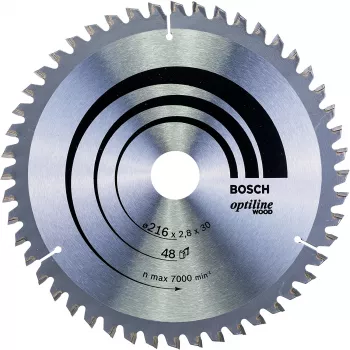 Bosch Optiline Wood diskiniai pjovimo diskai, medienai, 30.5 cm, Bosch, 640 g, 1 vnt.