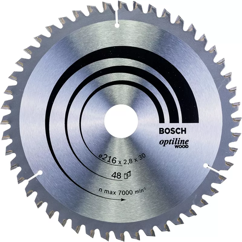 Bosch Optiline Wood diskiniai pjovimo diskai, medienai, 30.5 cm, Bosch, 640 g, 1 vnt.