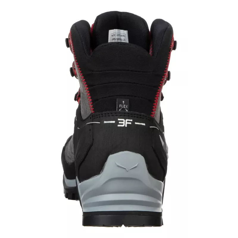 Salewa MTN Trainer Mid GTX vyriški suaugusiems anglies pilka raudona oda zomša Vibram