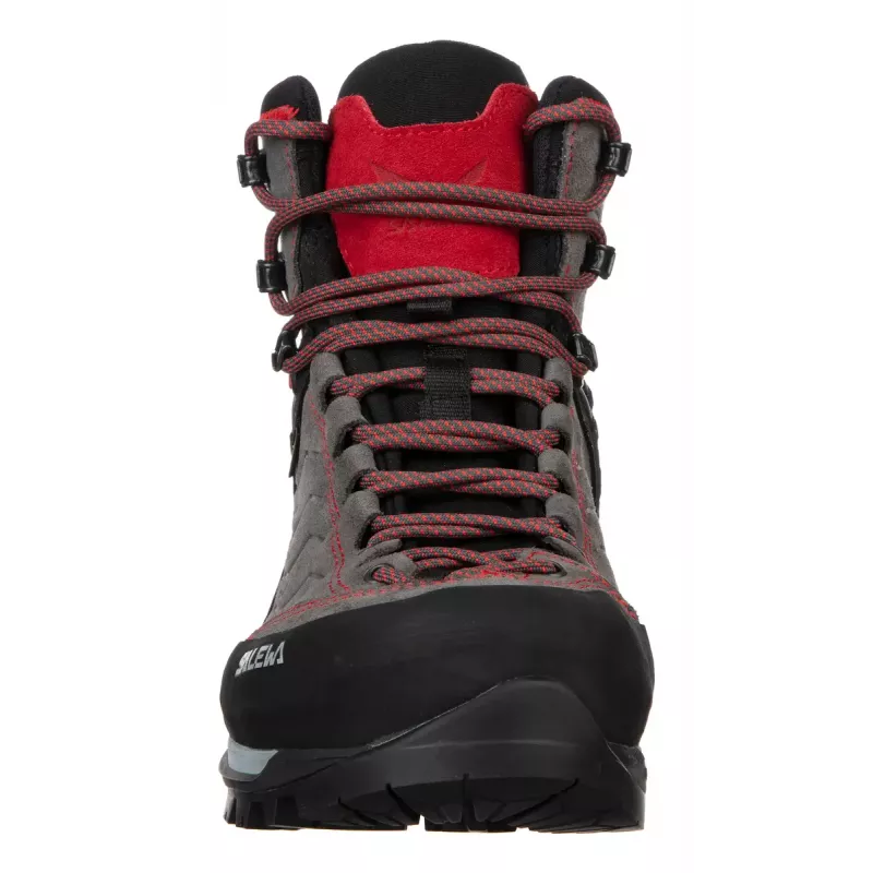 Salewa MTN Trainer Mid GTX vyriški suaugusiems anglies pilka raudona oda zomša Vibram