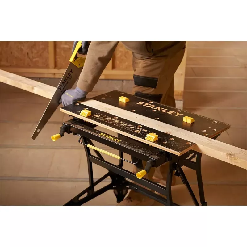 Medžio apdirbimo darbastalis Stanley STST83800-1 Bambukas Plienas Juoda Geltona 625 mm