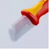 Knipex 98 55 SB raudonai geltonas peilis su fiksuota ašmenimis