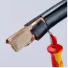 Knipex 98 55 SB raudonai geltonas peilis su fiksuota ašmenimis