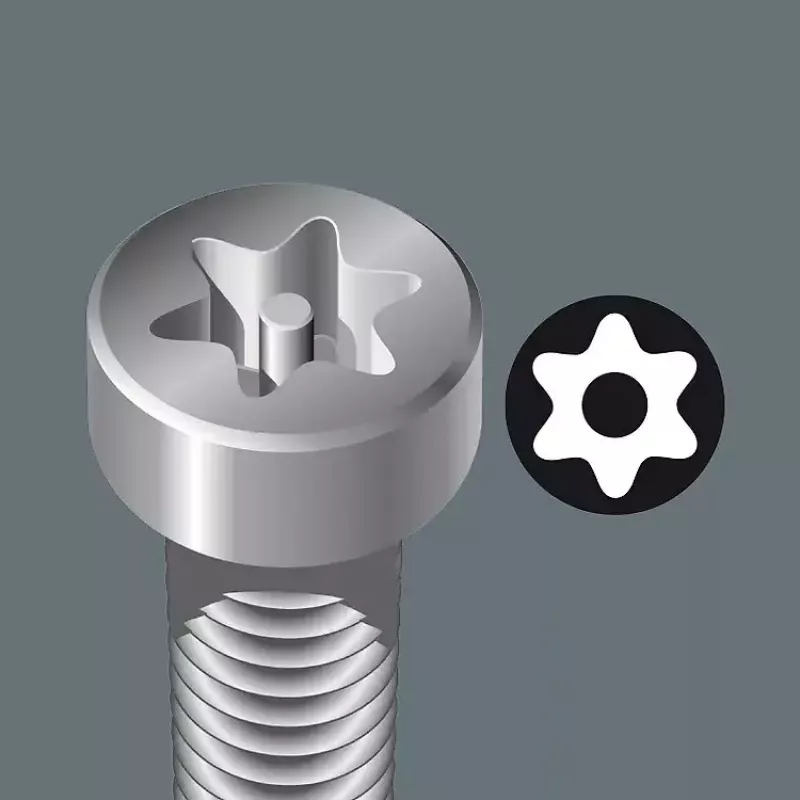 L formos Torx raktas Wera 967/9 TX BO
