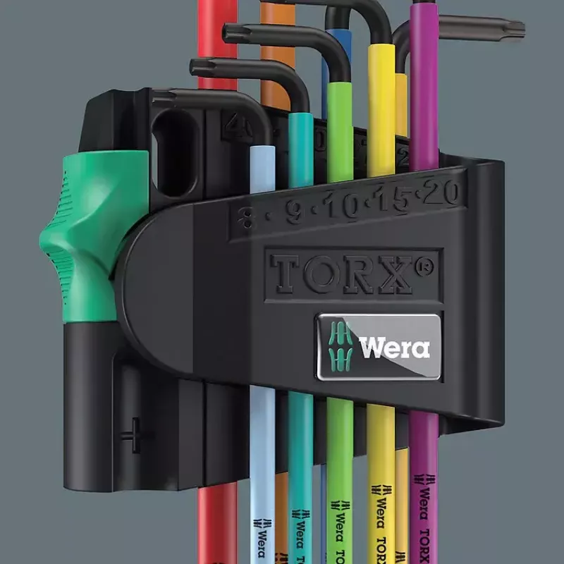 L formos Torx raktas Wera 967/9 TX BO