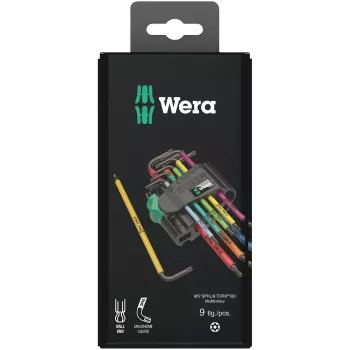 L formos Torx raktas Wera 967/9 TX BO