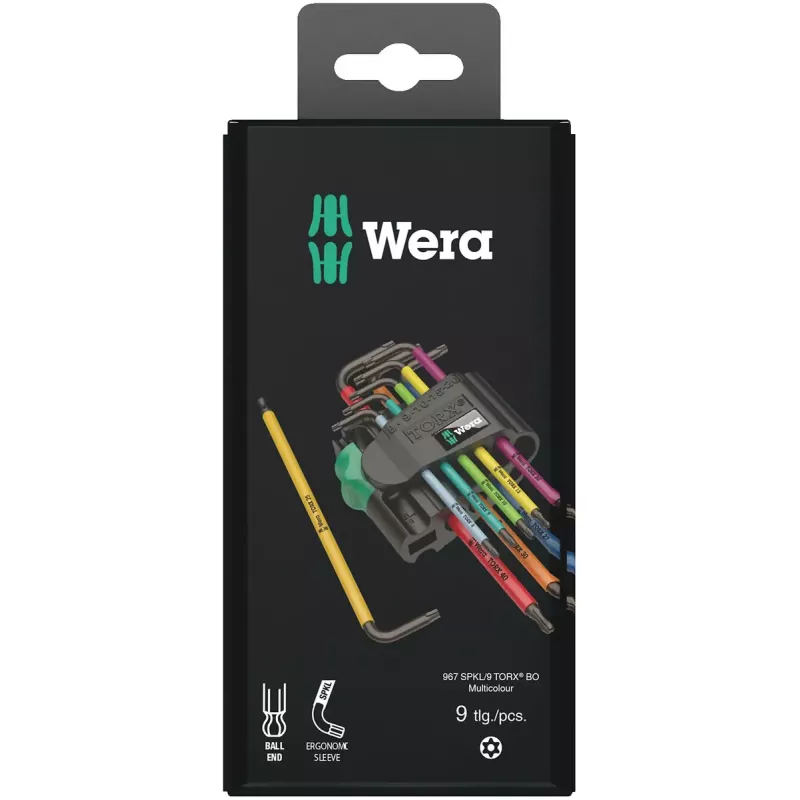 L formos Torx raktas Wera 967/9 TX BO