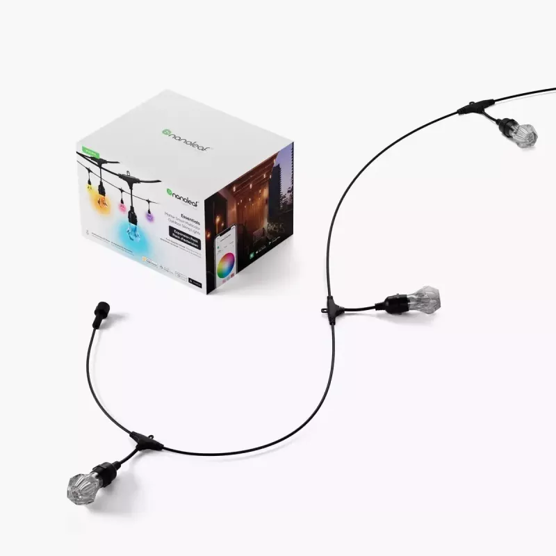 Lauko girliandos Nanoleaf Essentials NF084E00-20SLO 15 m įvairiaspalvės Matter
