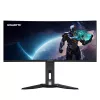 GIGABYTE MO34WQC2 34 colių OLED WQHD lenktas žaidimų monitorius - 3440 x 1440, 240Hz, 0.03ms, KVM, 250 cd/m², FreeSync Premium Pro, DisplayHDR True Black 400, HDMI 2.1, Displayport 1.4