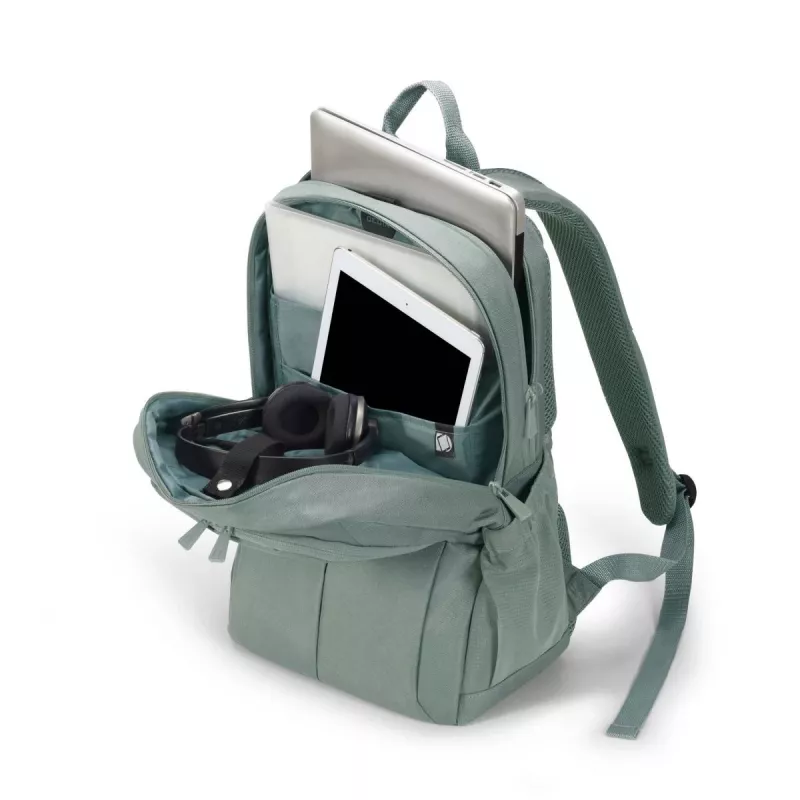 DICOTA Eco Backpack Scale - 13-15,6 col. nešiojamojo kompiuterio kuprinė - Pilka / 600d perdirbtas PET