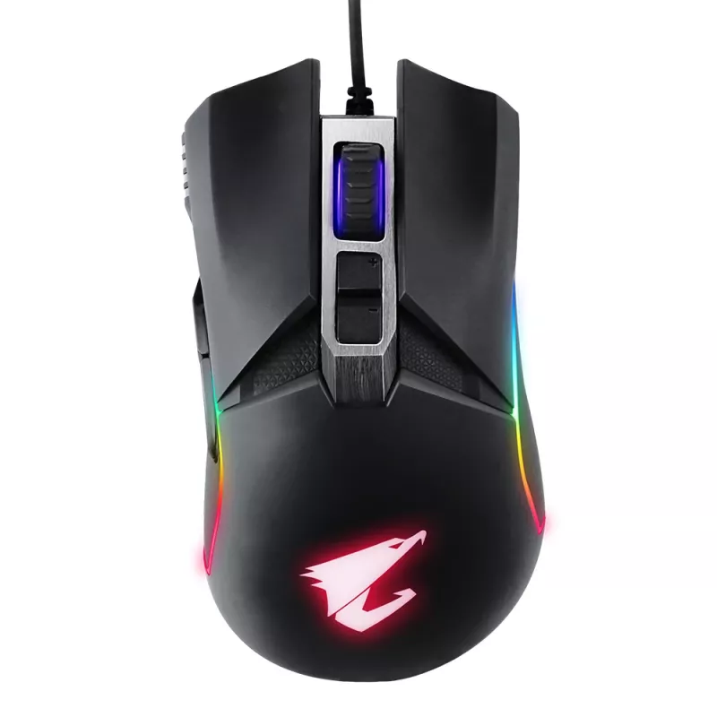 GIGABYTE AORUS M5 pelė Žaidimams Dešiniarankiams USB Type-A Optinė 16000 DPI