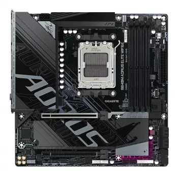 GIGABYTE B840M AORUS ELITE WIFI6E Motininė plokštė - AMD Ryzen 9000 procesoriams, 10+2+2 fazių VRM, iki 8200MHz DDR5(O.C), 2xPCIe 4.0 M.2, Wi-Fi 6E, 2.5GbE LAN, USB 3.2 Gen 2