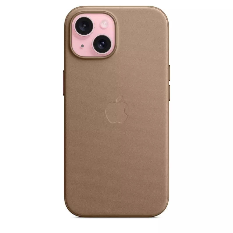APPLE Apple FineWoven dėklas su MagSafe iPhone 15 Taupe