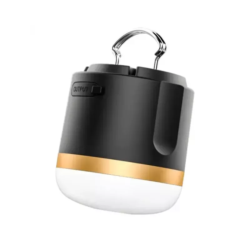 Maitinamas baterijomis stovyklavimo žibintas EcoFlow SCLI-B — 400 lm, 3 600 mAh, USB-C įvestis, ABS+TPR korpusas