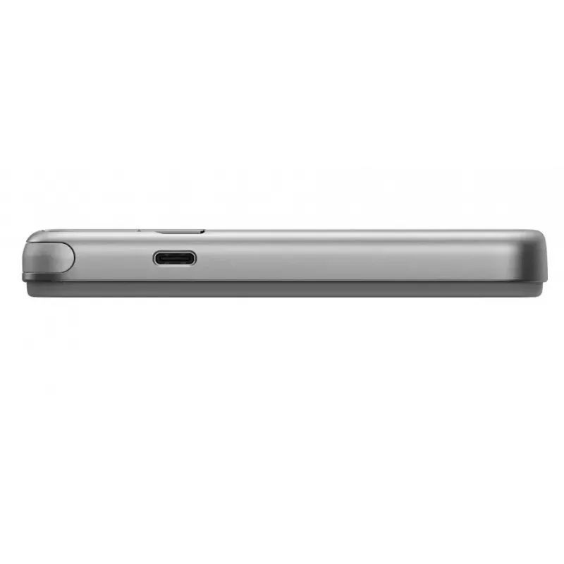 Power bank EcoFlow Rapid 5000 (Lithium-Ion 5000 mAh, PD fast charge, 30 W total, wireless, USB-C, Sidabrinė)