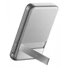 Power bank EcoFlow Rapid 5000 (Lithium-Ion 5000 mAh, PD fast charge, 30 W total, wireless, USB-C, Sidabrinė)