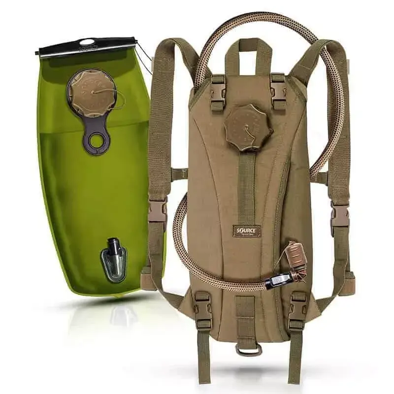 Hydration Pack Source Tactical 3L Model 4000330203 šlapimo pūslės rezervuaras, skirtas naudoti lauke ir taktiniais tikslais