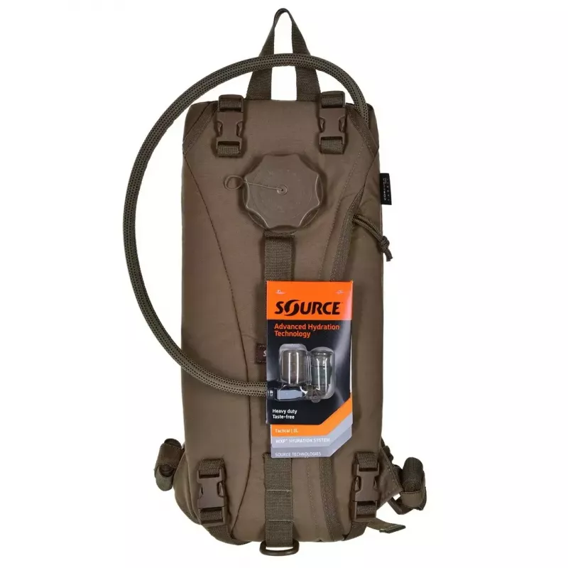 Hydration Pack Source Tactical 3L Model 4000330203 šlapimo pūslės rezervuaras, skirtas naudoti lauke ir taktiniais tikslais