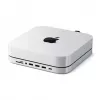 Satechi USB Type-C aliuminio stovas ir šakotuvas, skirtas Apple Mac mini (sidabrinis)