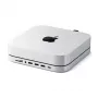 Satechi USB Type-C aliuminio stovas ir šakotuvas, skirtas Apple Mac mini (sidabrinis)