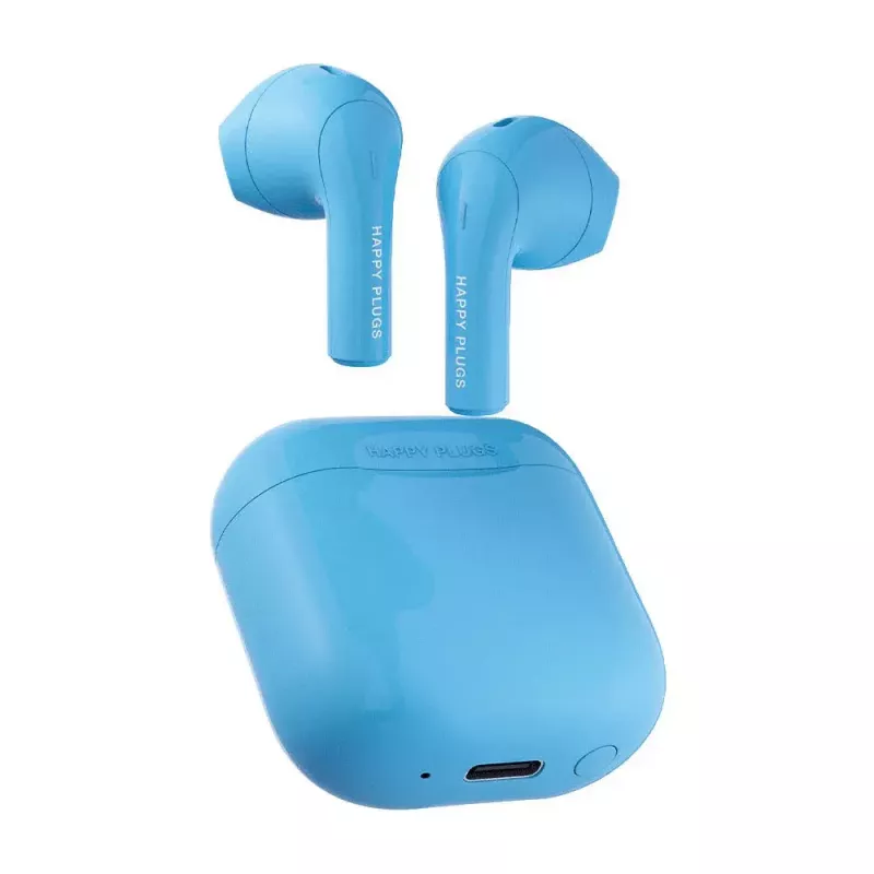 Ausinės Happy Plugs JOY True Wireless Stereo (TWS) į ausis, Bluetooth, 20–20000 Hz, mėlynos