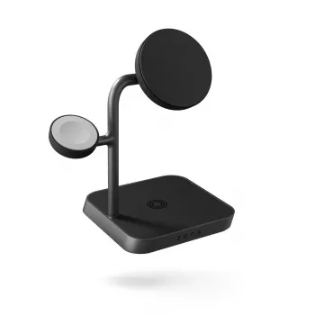 ZENS Office Charger Pro 3 juodas belaidis greito įkrovimo kroviklis patalpose AC