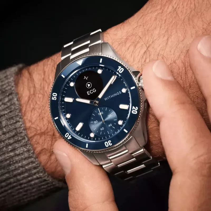 Išmanusis laikrodis Withings ScanWatch Nova iš nerūdijančio plieno