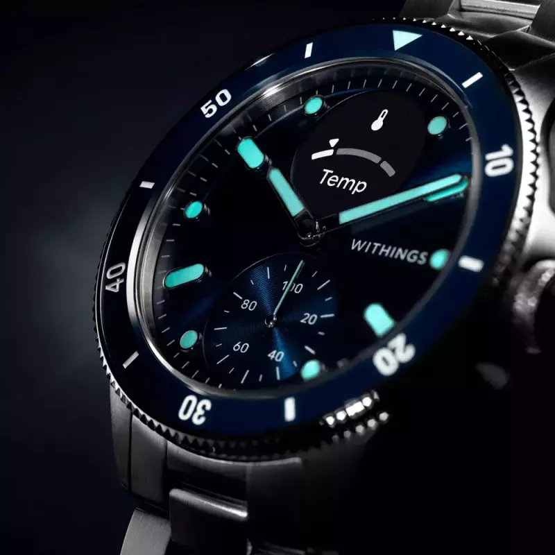 Išmanusis laikrodis Withings ScanWatch Nova iš nerūdijančio plieno