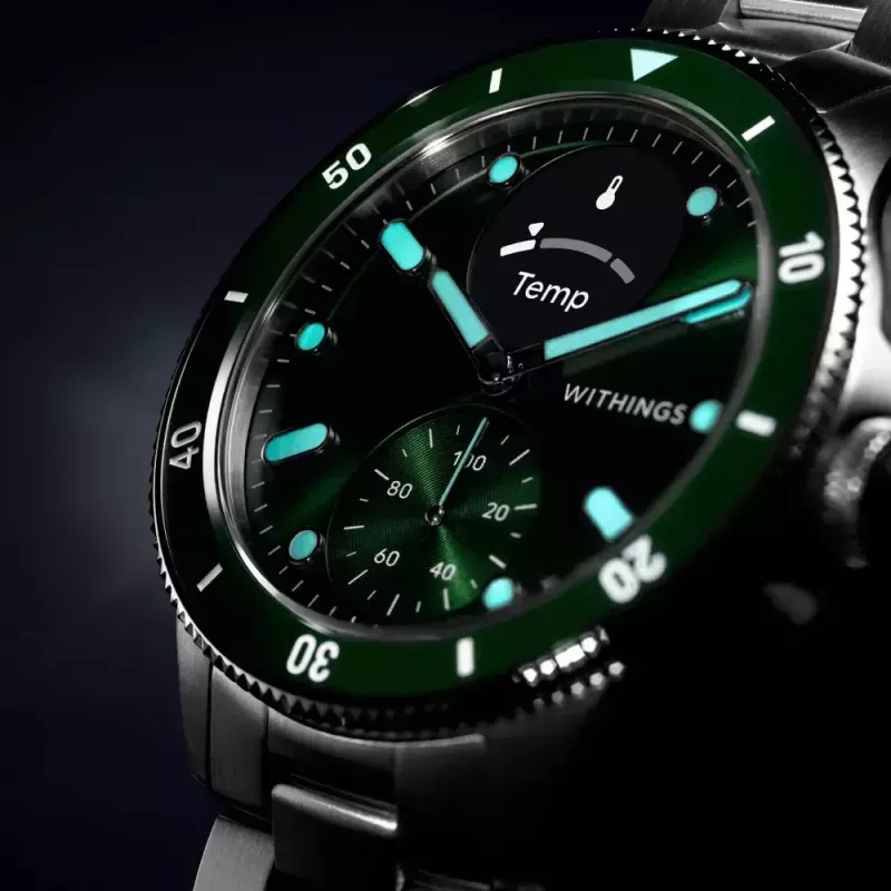Išmanusis laikrodis Withings ScanWatch Nova iš nerūdijančio plieno