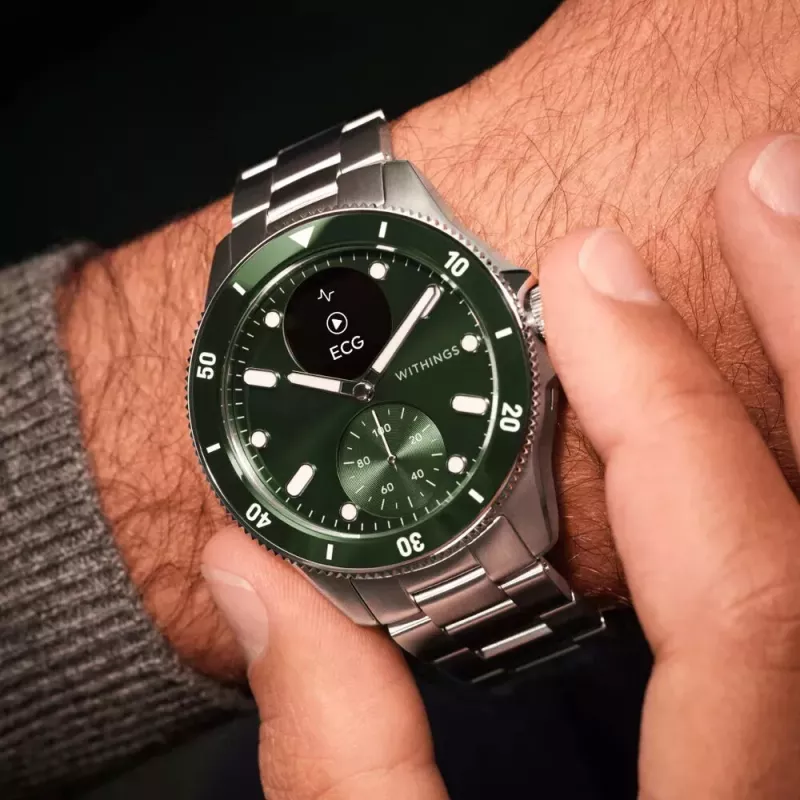 Išmanusis laikrodis Withings ScanWatch Nova iš nerūdijančio plieno