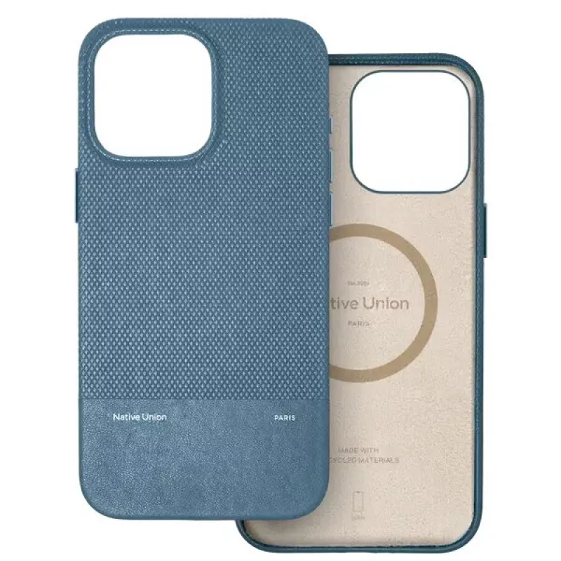 Apsauginis dėklas Native Union (Re)Classic, skirtas iPhone 16 Pro Max – tamsiai mėlynas, 6,9 colio (17,5 cm) ekranui