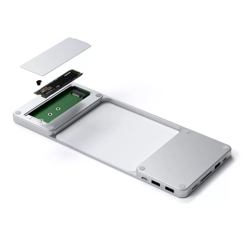 SATECHI nešiojamojo kompiuterio dokas / prievadų replikatorius, laidinis, USB 3.2 Gen 2 / 3.1 Gen