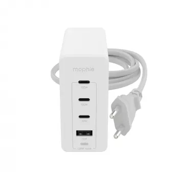 mophie Accessories-Sieninis adapteris-USB-C-PD-HUB-120W-GAN-Balta-EU(3xUSBC + 1xUSBA)