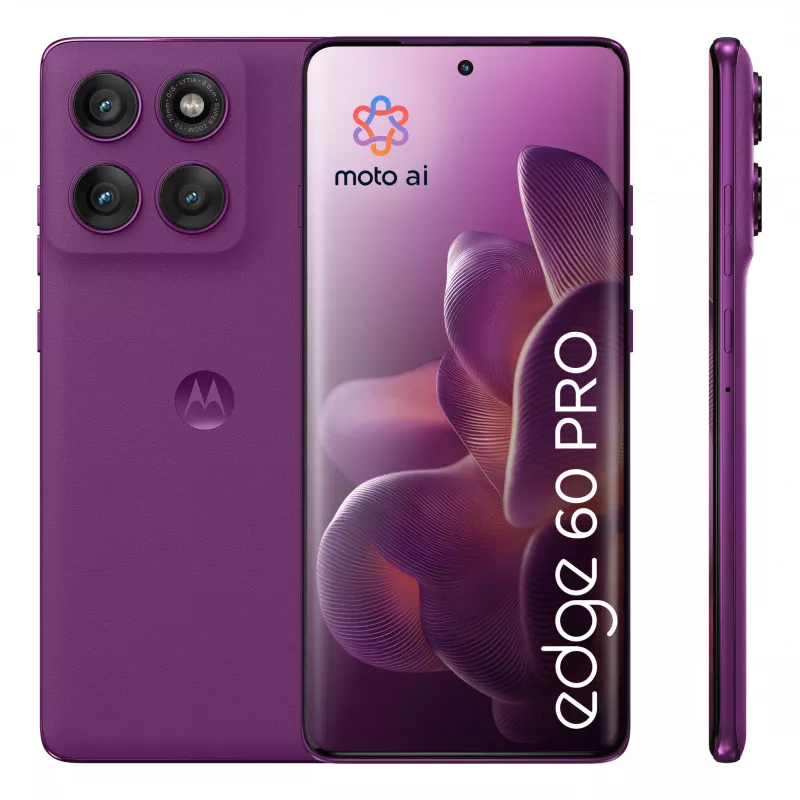 Motorola edge 60 pro 16.9 cm (6.67 colio) Dual SIM Android 15 5G USB Type-C 12 GB 512 GB 6000 mAh Violetinė