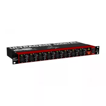 Behringer ULTRAGAIN DIGITAL ADA8200 8 kanalų AD/DA keitiklis, 24 bitų/48 kHz, XLR įėjimai/išėjimai, montuojamas į stovą