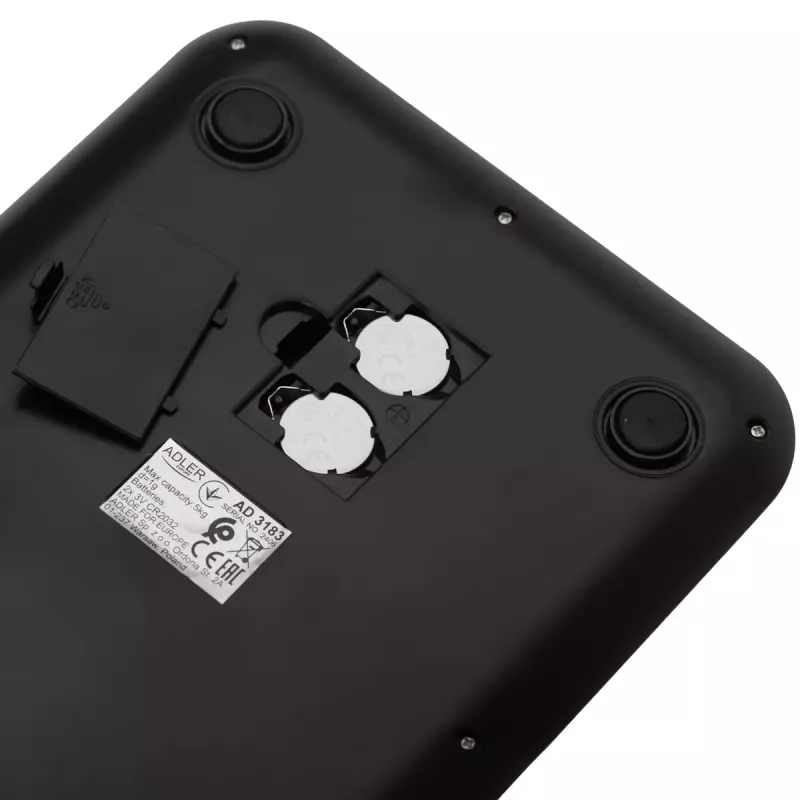 Elektroninės virtuvės svarstyklės Adler AD 3183 — 5 kg talpa, 1 g tikslumas, nerūdijančio plieno svėrimo paviršius, vario spalva