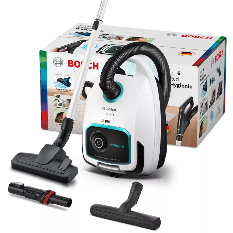 Bosch Serie 6 BGL6HYG1 dulkių siurblys 4,5 L cilindrinis dulkių siurblys Sausas valymas 600 W Dulkių maišelis