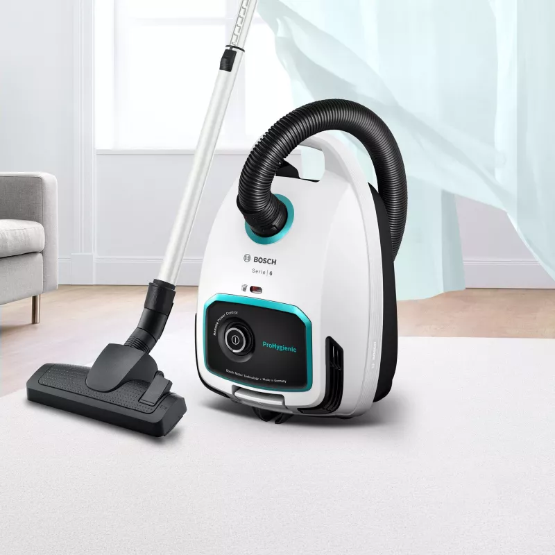Bosch Serie 6 BGL6HYG1 dulkių siurblys 4,5 L cilindrinis dulkių siurblys Sausas valymas 600 W Dulkių maišelis