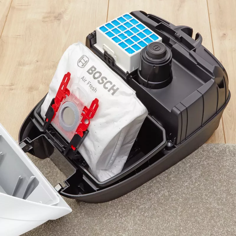 Bosch Serie 6 BGL6HYG1 dulkių siurblys 4,5 L cilindrinis dulkių siurblys Sausas valymas 600 W Dulkių maišelis