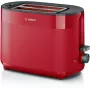 Skrudintuvas Bosch TAT2M124 — 2 riekių 950 W, raudonas, duonos centravimas, atšildymas, pakėlimas