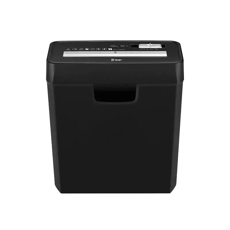 Smulkintuvas TRACER Edge10L kryžminis pjovimas, 10 lapų talpa, 6 mm pjūvis, 10 l dėžė, juodas