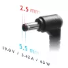 AKYGA nešiojamojo kompiuterio maitinimo adapteris - 19V/3.42A, 65W maitinimas ir 5.5 x 2.5 mm kištukas