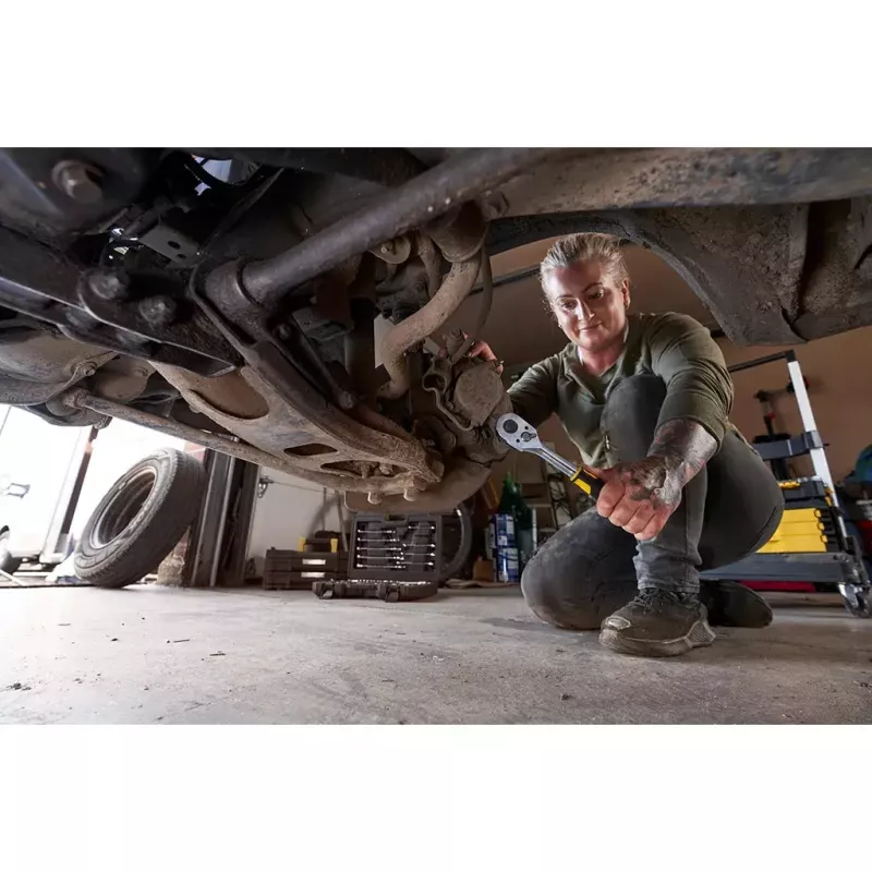 Mechaninių įrankių rinkinys Stanley STMT98109-1 142 įrankiai juoda geltona